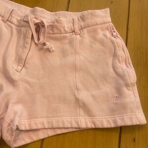 Helmut Lang Women’s Pink Shorts Drawstring  zipper pockets size 10